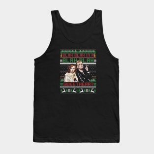 Absolutely Fabulous Blah Blah In A Blah Blah Ugly Christmas Tank Top